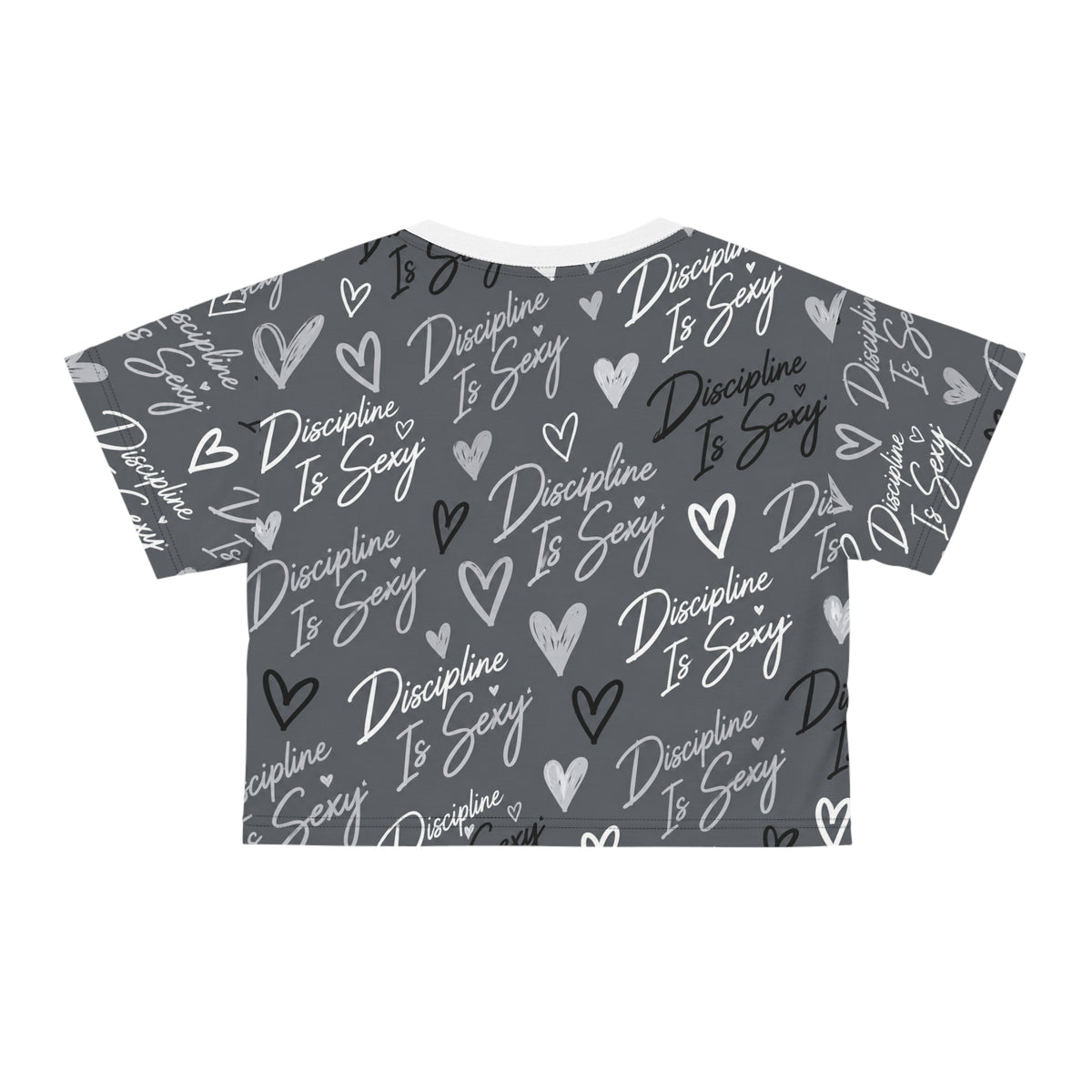 Discipline Is Sexy™ Signature MOVE Cropped Tee | Gray