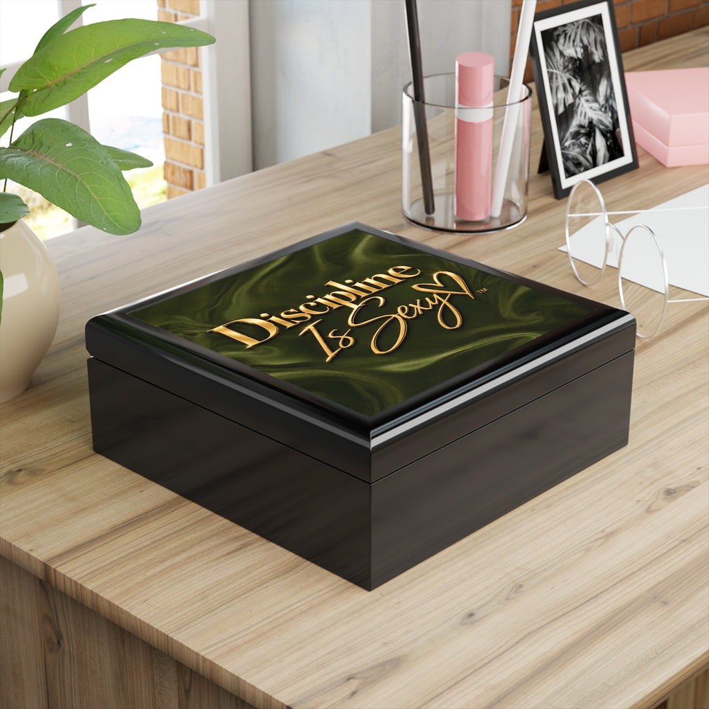 Discipline Is Sexy™ Luxury Jewelry & Keepsake Box | A Beautiful Home for Your Reminders
