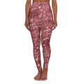 The Discipline Is Sexy™ Signature Leggings Script Pattern | Blush