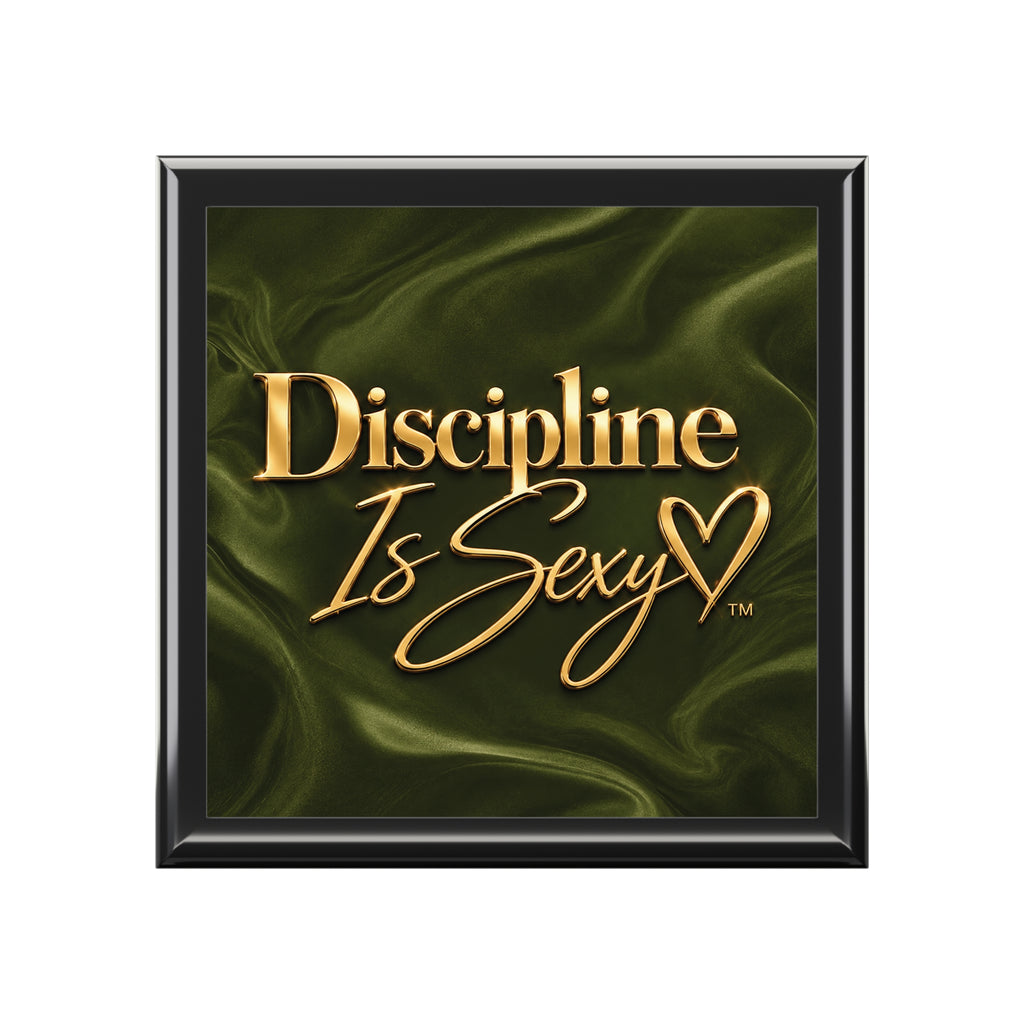 Discipline Is Sexy™ Luxury Jewelry & Keepsake Box | A Beautiful Home for Your Reminders