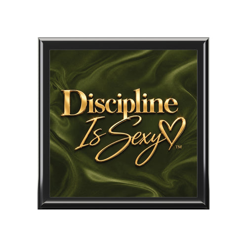 Discipline Is Sexy™ Luxury Jewelry & Keepsake Box | A Beautiful Home for Your Reminders