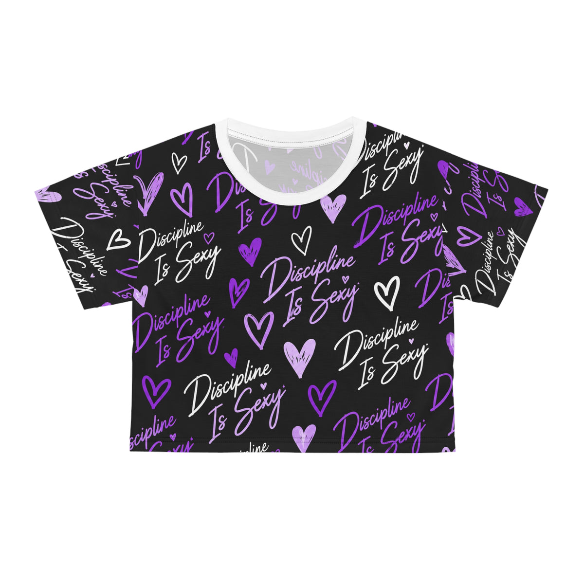 Discipline Is Sexy™ Signature MOVE Cropped Tee | Lavender