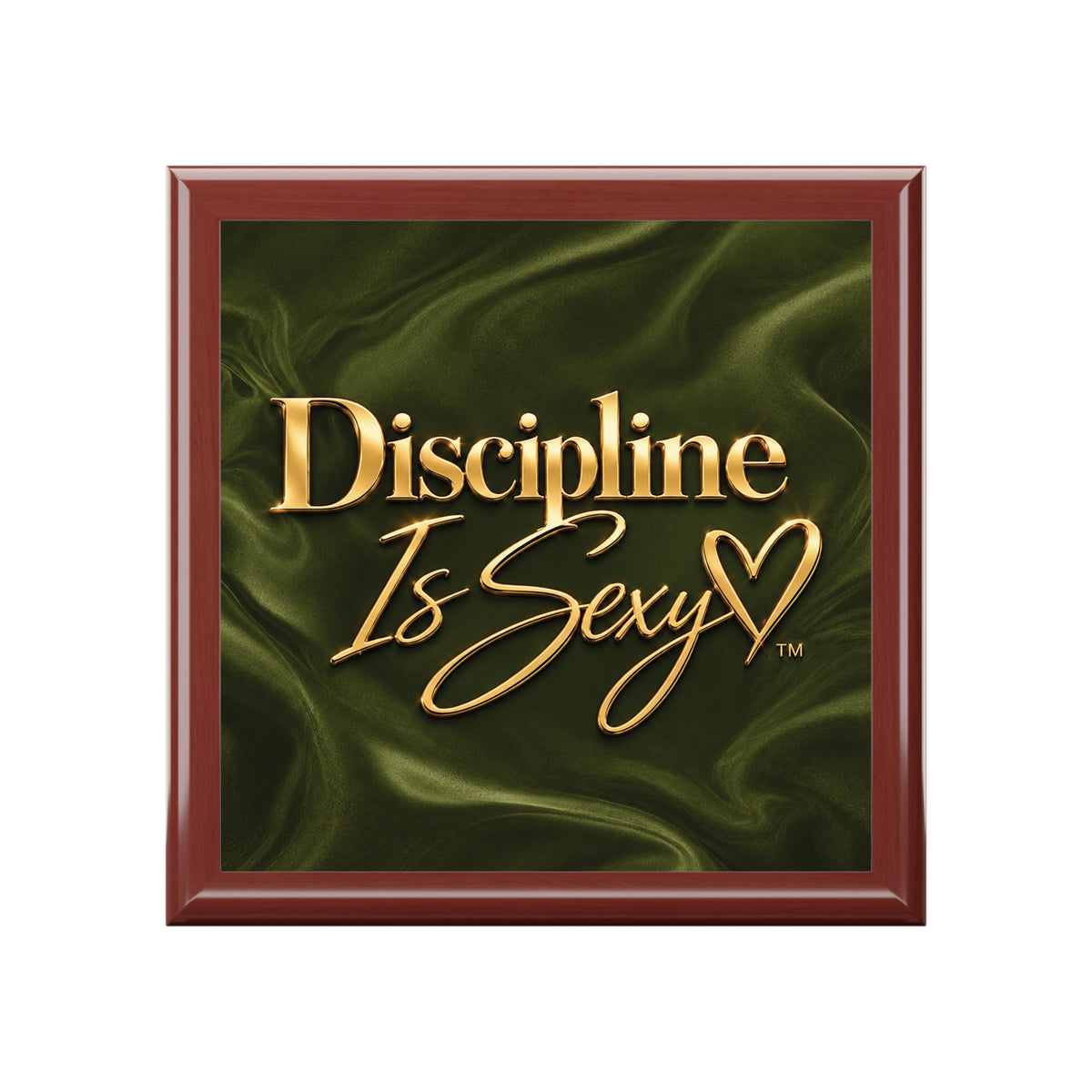 Discipline Is Sexy™ Luxury Jewelry & Keepsake Box | A Beautiful Home for Your Reminders