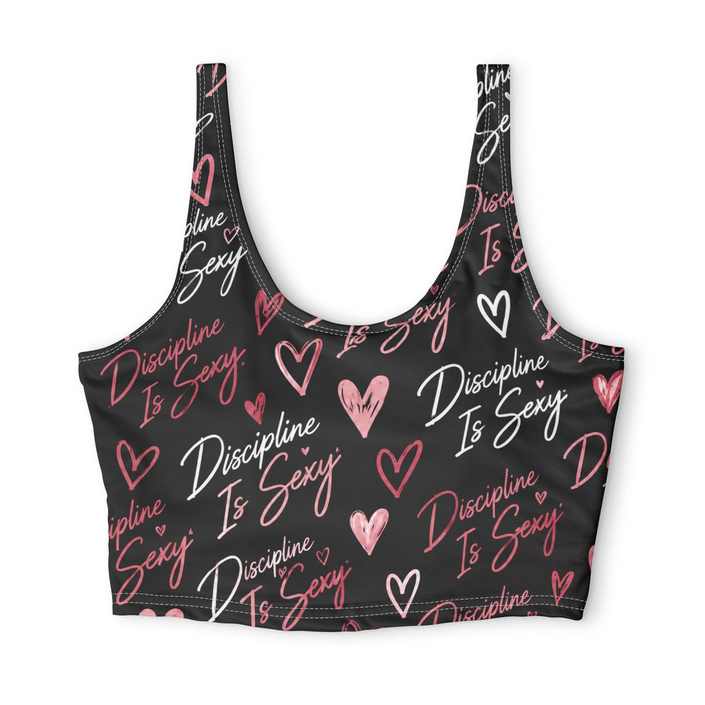 Discipline Is Sexy™ Signature MOVE Sports Bra | Classic Black & Blush