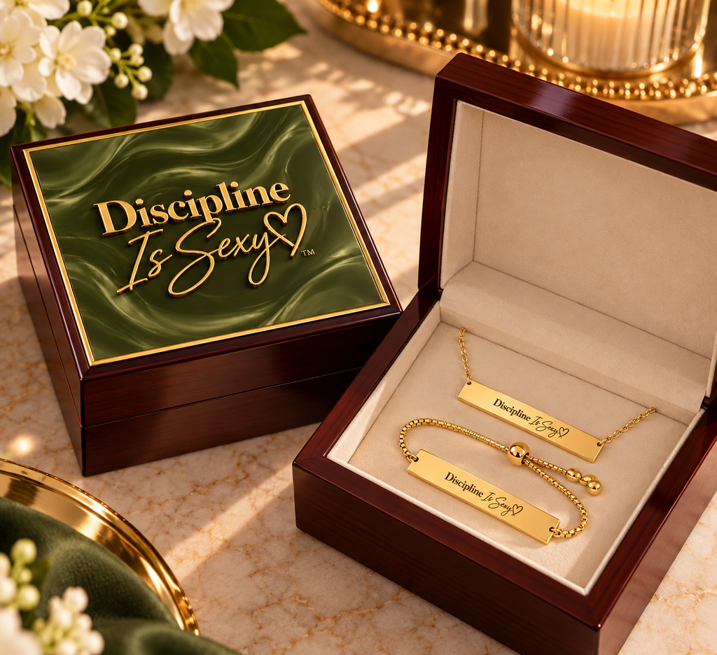 Discipline Is Sexy™ Luxury Jewelry & Keepsake Box | A Beautiful Home for Your Reminders