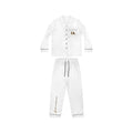 The S.E.X.Y. Signature Satin Pajama Set | White