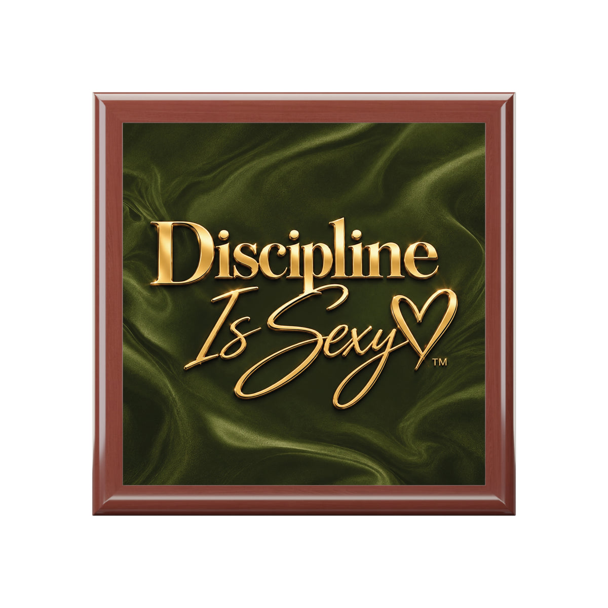 Discipline Is Sexy™ Luxury Jewelry & Keepsake Box | A Beautiful Home for Your Reminders