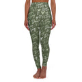 The Discipline Is Sexy™ Signature Leggings  Script Pattern  | Olive Green