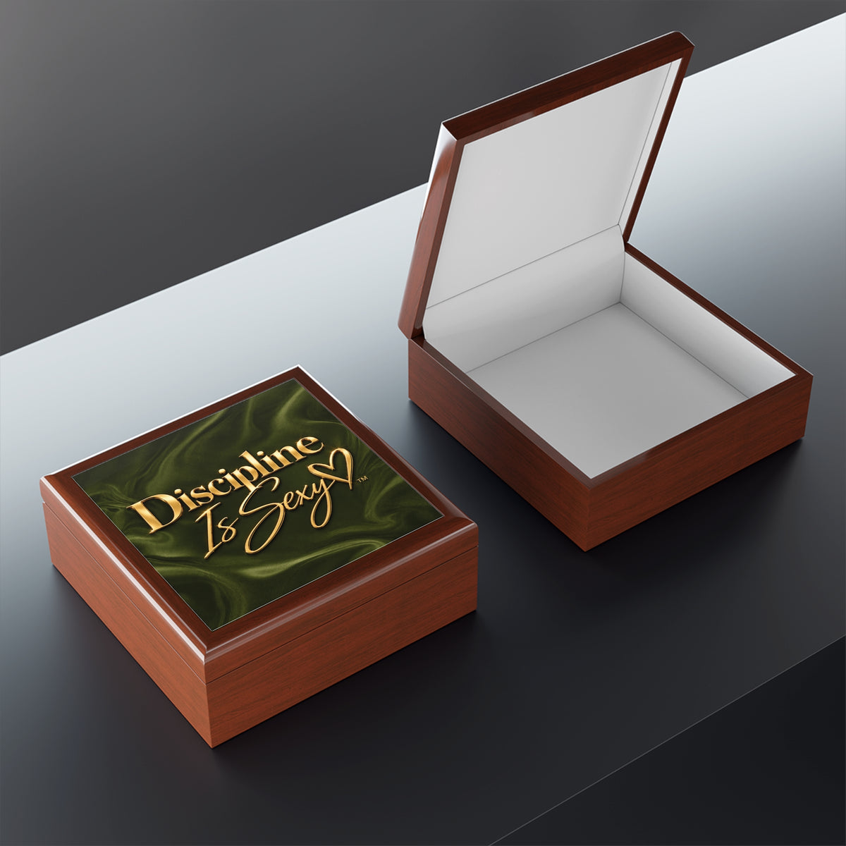 Discipline Is Sexy™ Luxury Jewelry & Keepsake Box | A Beautiful Home for Your Reminders