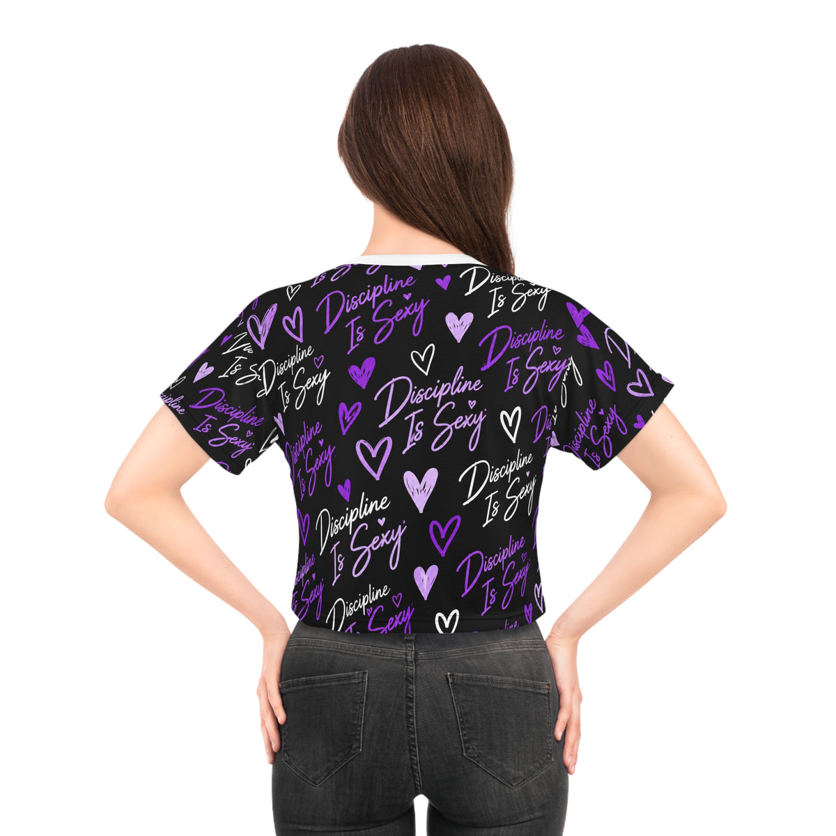 Discipline Is Sexy™ Signature MOVE Cropped Tee | Lavender