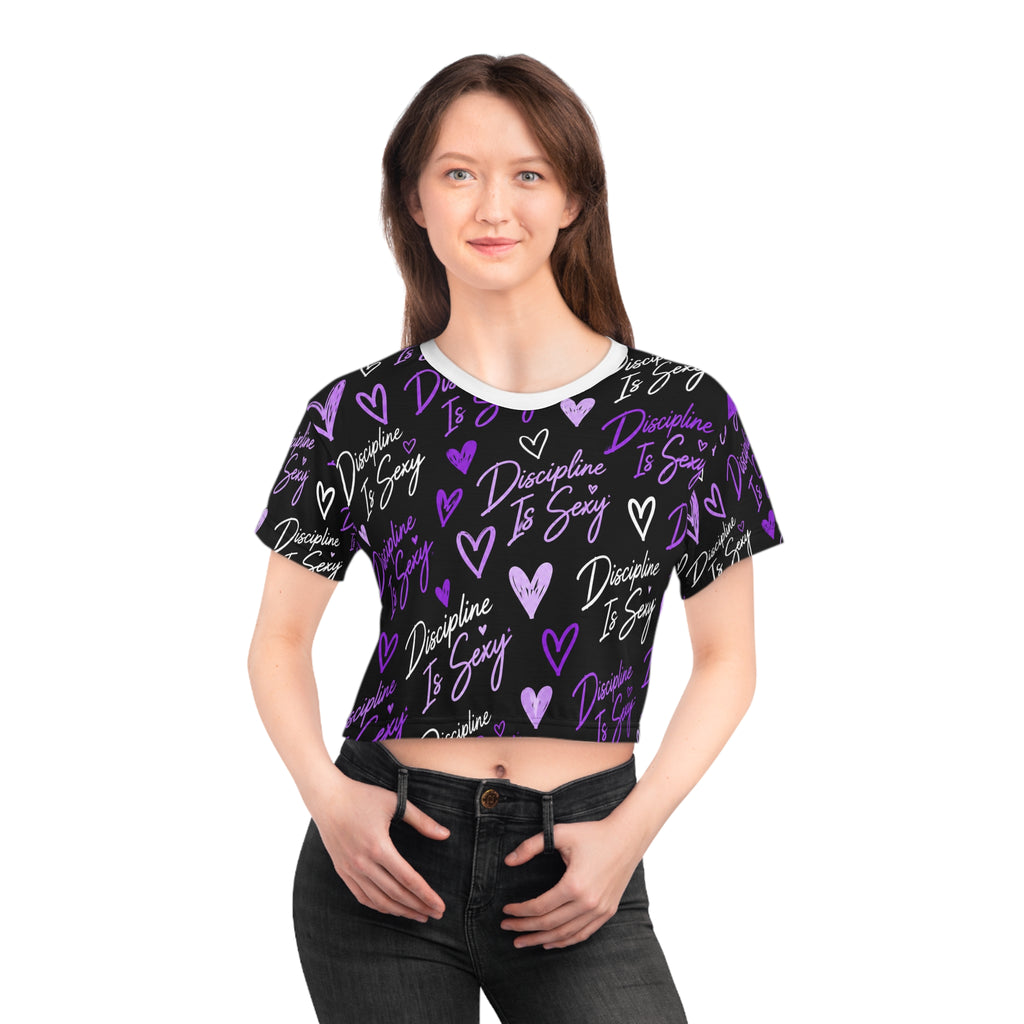 Discipline Is Sexy™ Signature MOVE Cropped Tee | Lavender