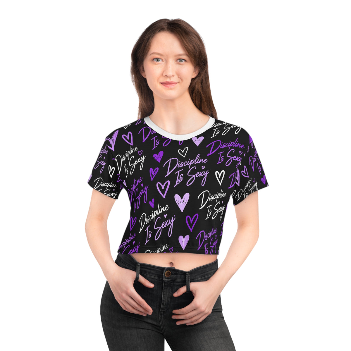 Discipline Is Sexy™ Signature MOVE Cropped Tee | Lavender