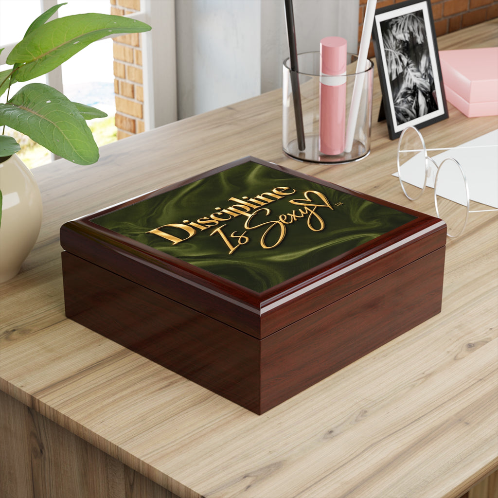 Discipline Is Sexy™ Luxury Jewelry & Keepsake Box | A Beautiful Home for Your Reminders