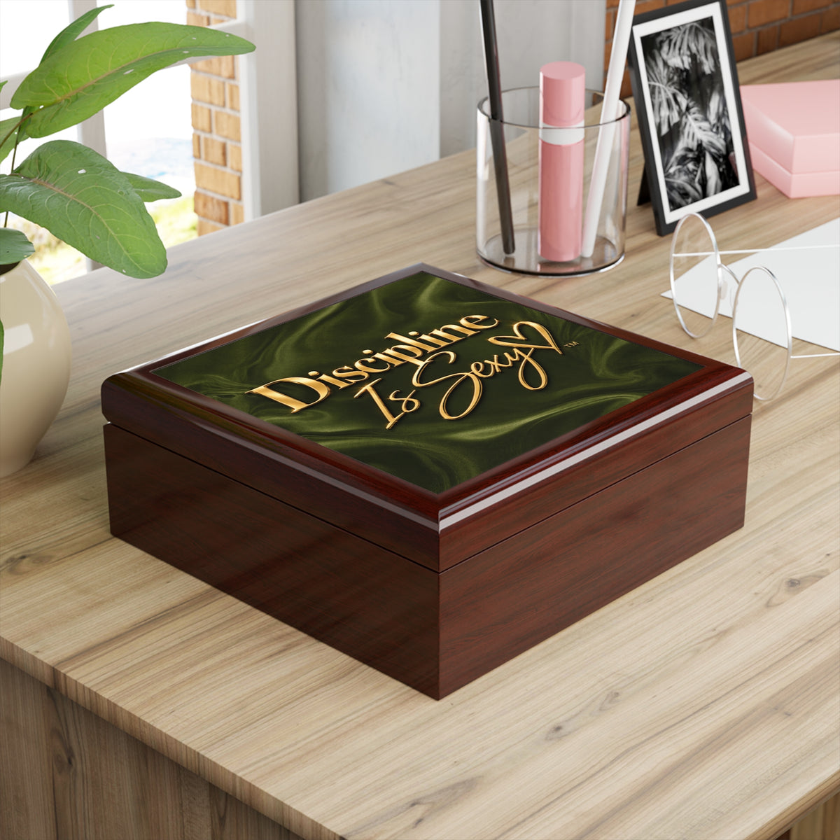 Discipline Is Sexy™ Luxury Jewelry & Keepsake Box | A Beautiful Home for Your Reminders