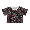 Discipline Is Sexy™ Signature MOVE Cropped Tee | Classic Black & Blush