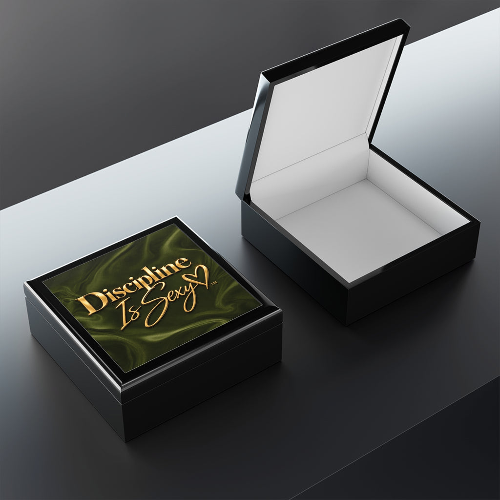 Discipline Is Sexy™ Luxury Jewelry & Keepsake Box | A Beautiful Home for Your Reminders
