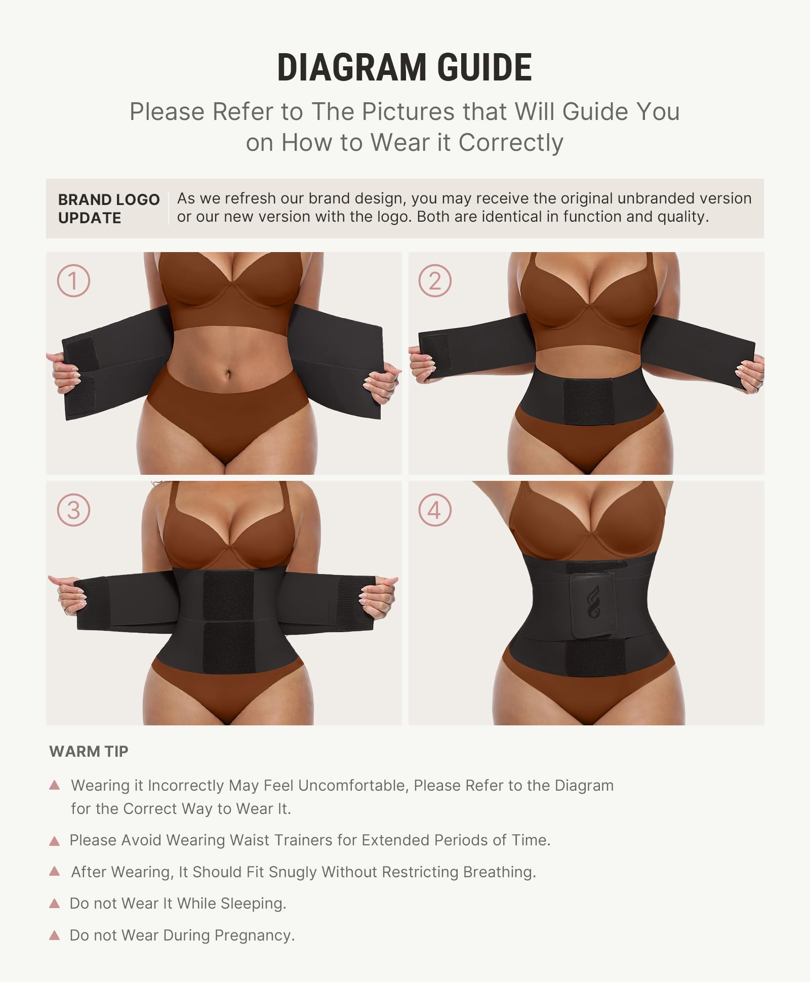 FeelinGirl Waist Trainer Belt Waist Cincher Trimmer Ab Belt Tummy Control Body Shaper with Triple Wrap Women and Men