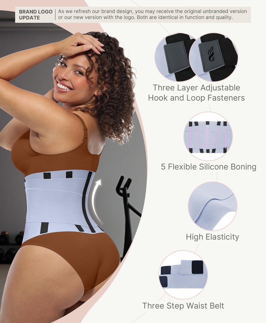 FeelinGirl Waist Trainer Belt Waist Cincher Trimmer Ab Belt Tummy Control Body Shaper with Triple Wrap Women and Men