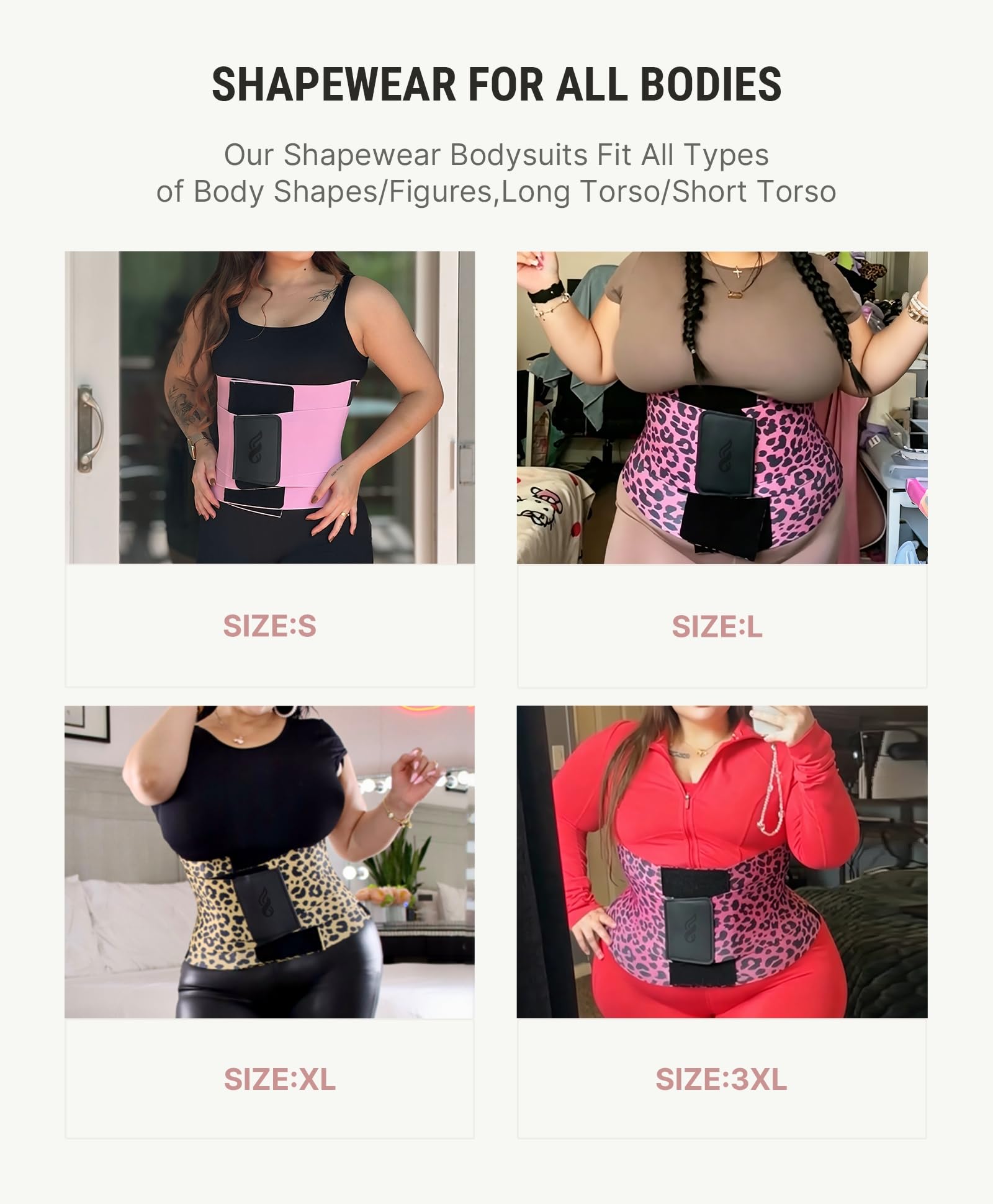 FeelinGirl Waist Trainer Belt Waist Cincher Trimmer Ab Belt Tummy Control Body Shaper with Triple Wrap Women and Men