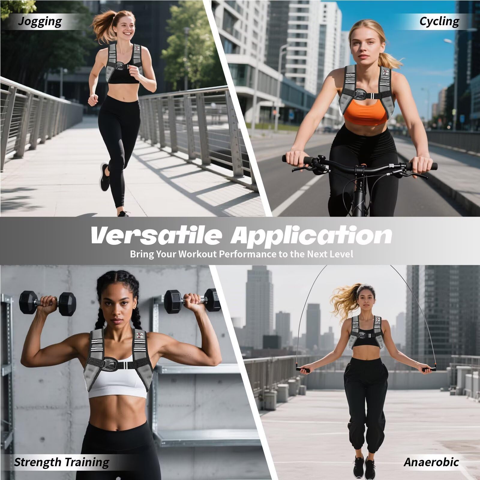 VBSD Weighted Vest Woman 6lb/8lb/12lb/16lb/20lb/25lb/30lb Weight Vest for Women Men Body Weight Vests for Walking Strength Training Running Workout Jogging Fitness