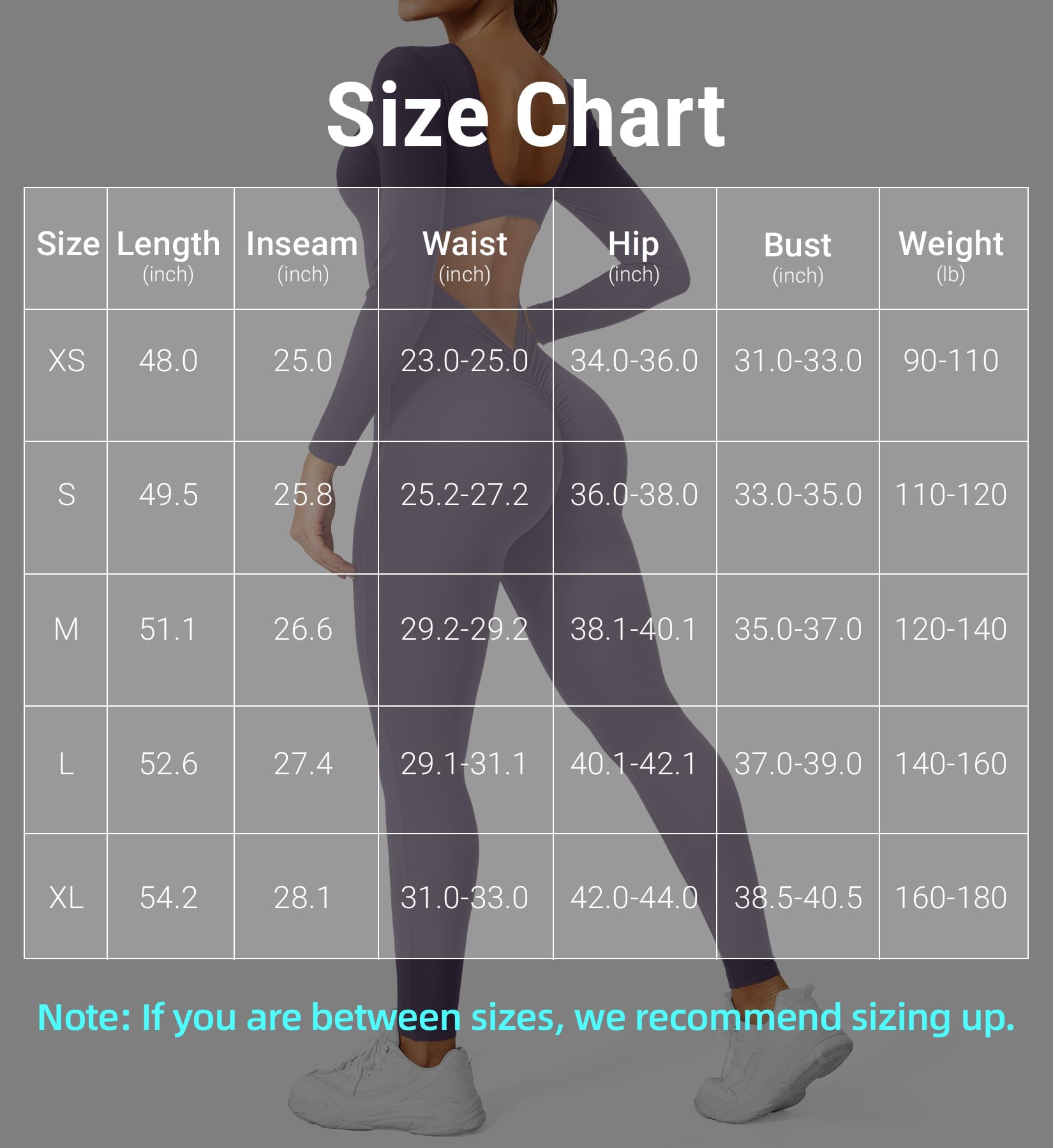 CoreFlex Long Sleeve Jumpsuits for Women V Back Bodysuit Workout Full Length Bodycon Scrunch Leggings One Piece Romper
