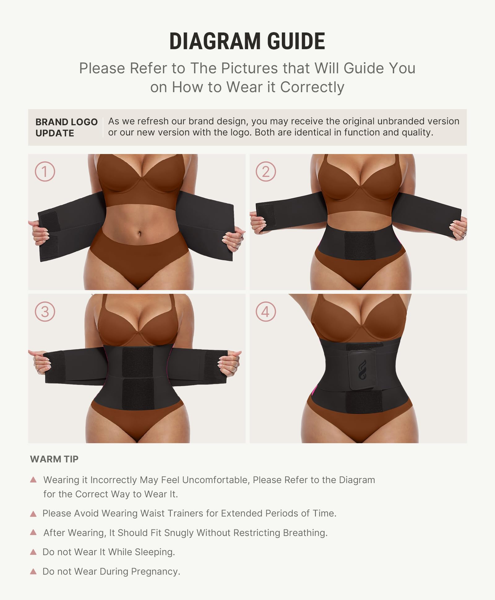 FeelinGirl Waist Trainer Belt Waist Cincher Trimmer Ab Belt Tummy Control Body Shaper with Triple Wrap Women and Men