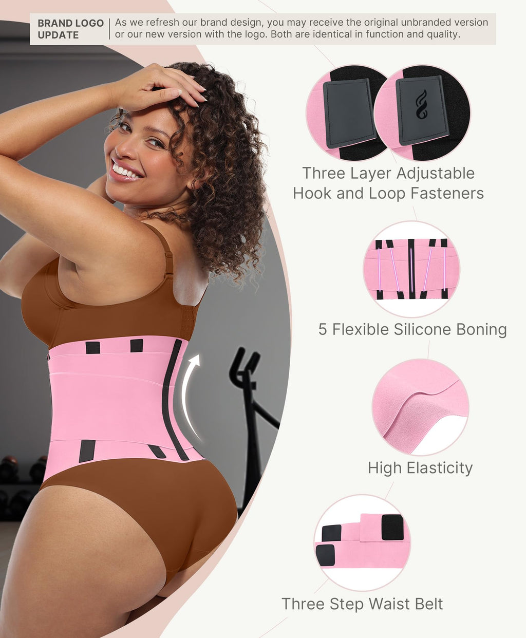 FeelinGirl Waist Trainer Belt Waist Cincher Trimmer Ab Belt Tummy Control Body Shaper with Triple Wrap Women and Men
