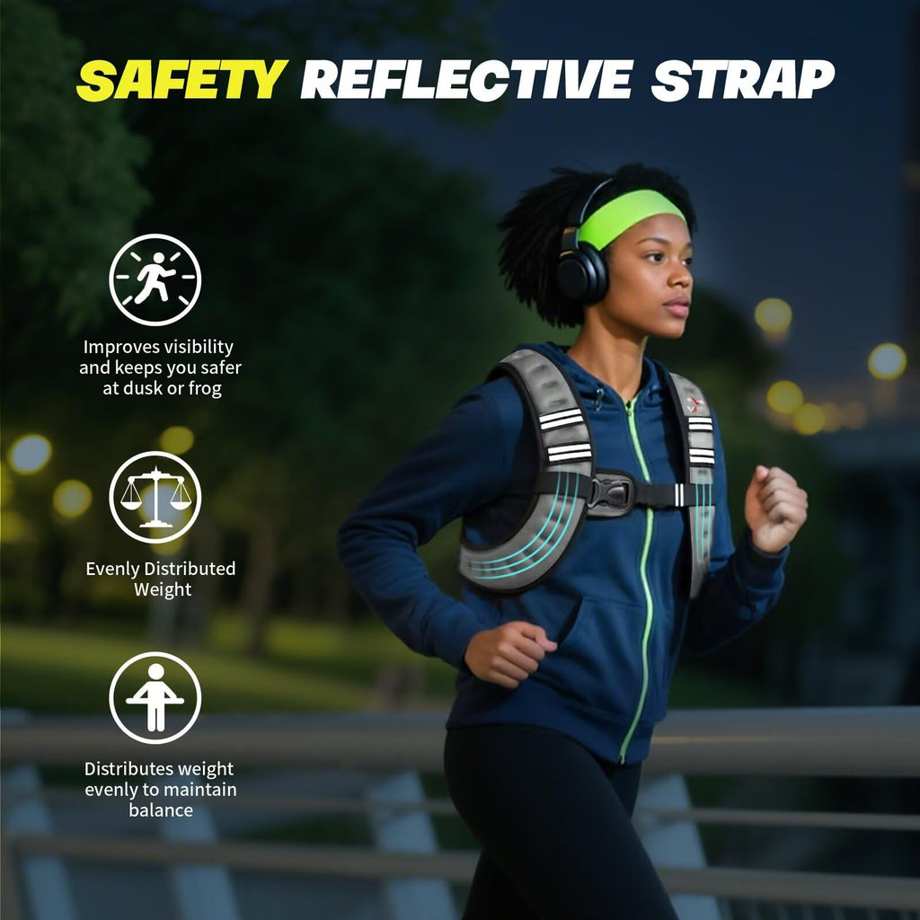 VBSD Weighted Vest Woman 6lb/8lb/12lb/16lb/20lb/25lb/30lb Weight Vest for Women Men Body Weight Vests for Walking Strength Training Running Workout Jogging Fitness