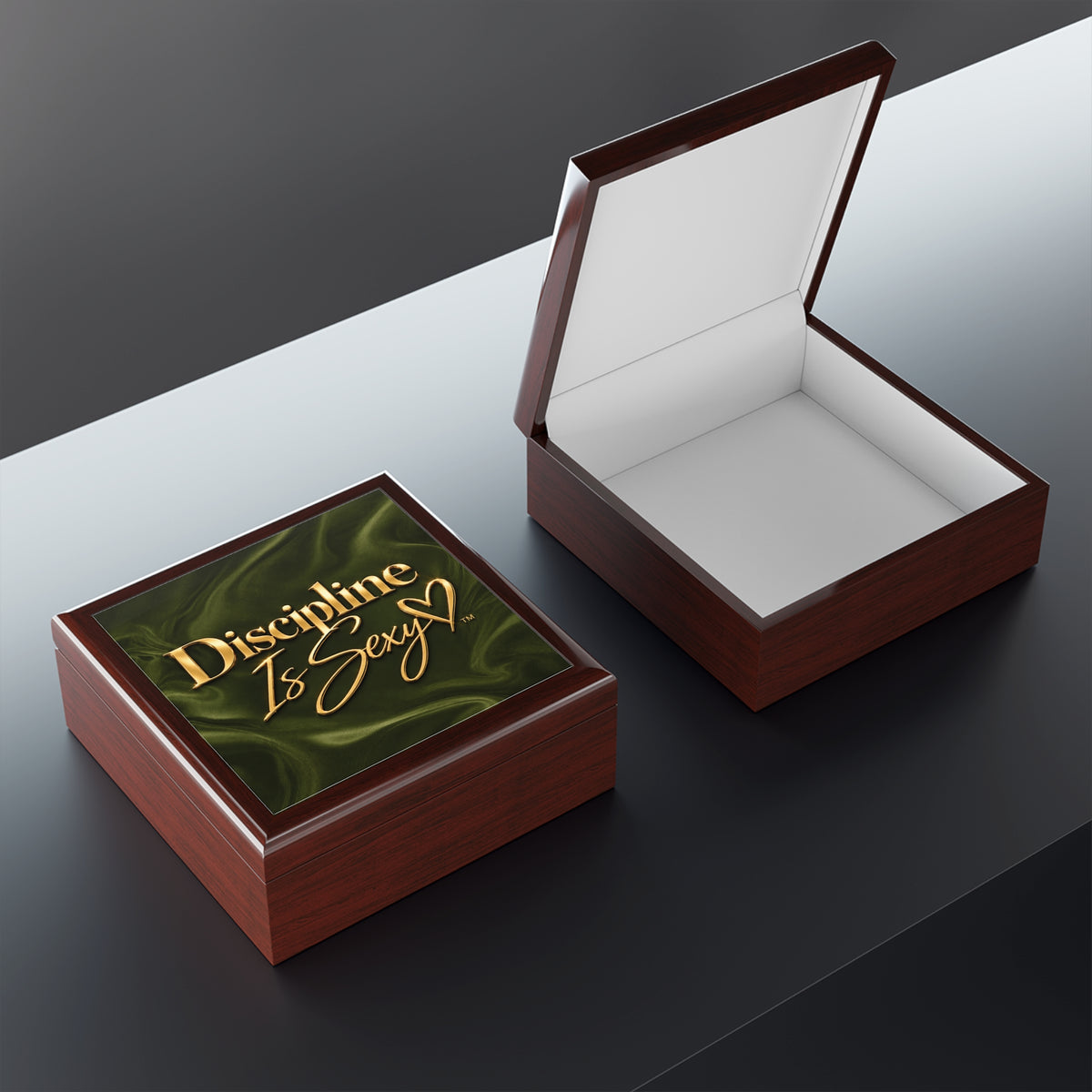 Discipline Is Sexy™ Luxury Jewelry & Keepsake Box | A Beautiful Home for Your Reminders