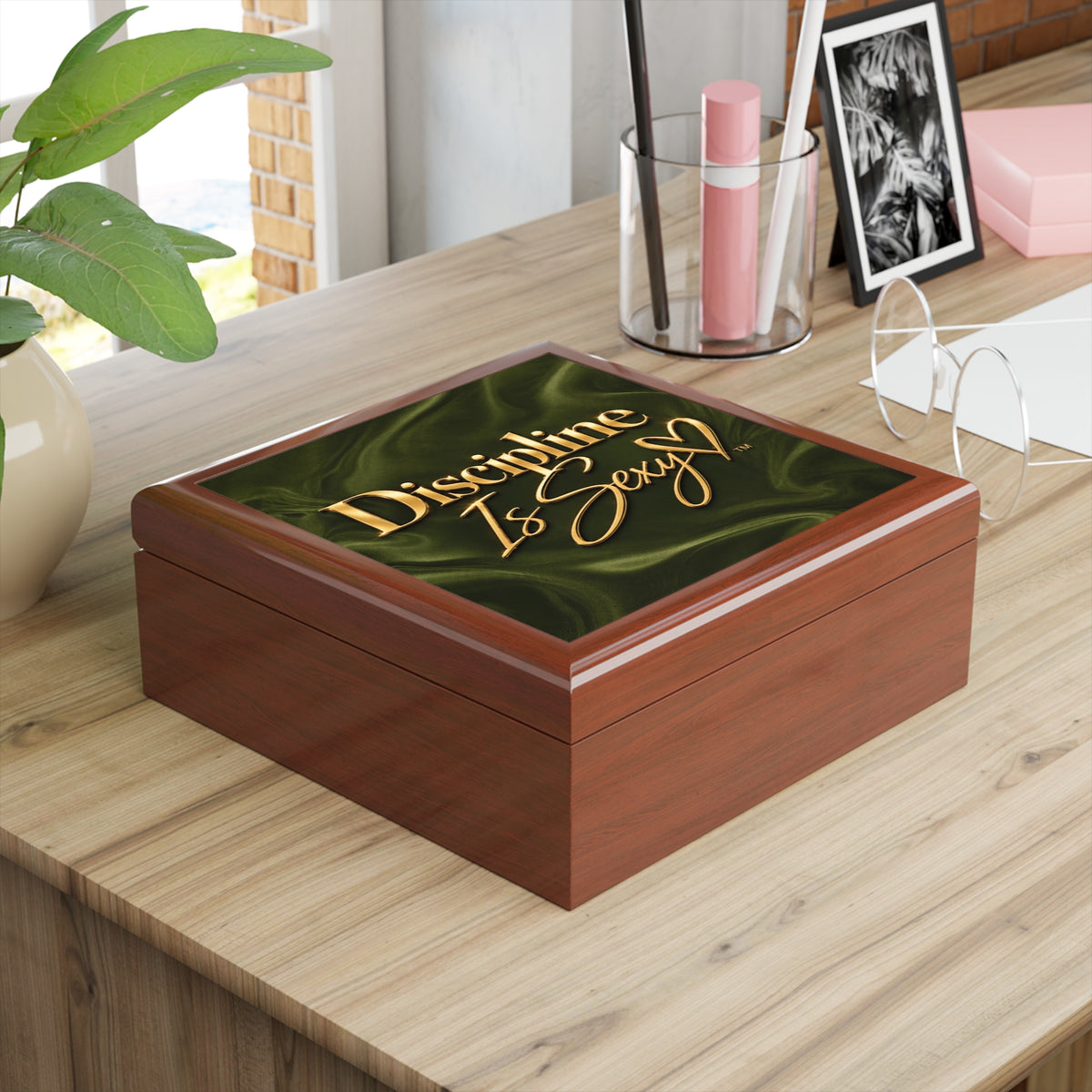 Discipline Is Sexy™ Luxury Jewelry & Keepsake Box | A Beautiful Home for Your Reminders