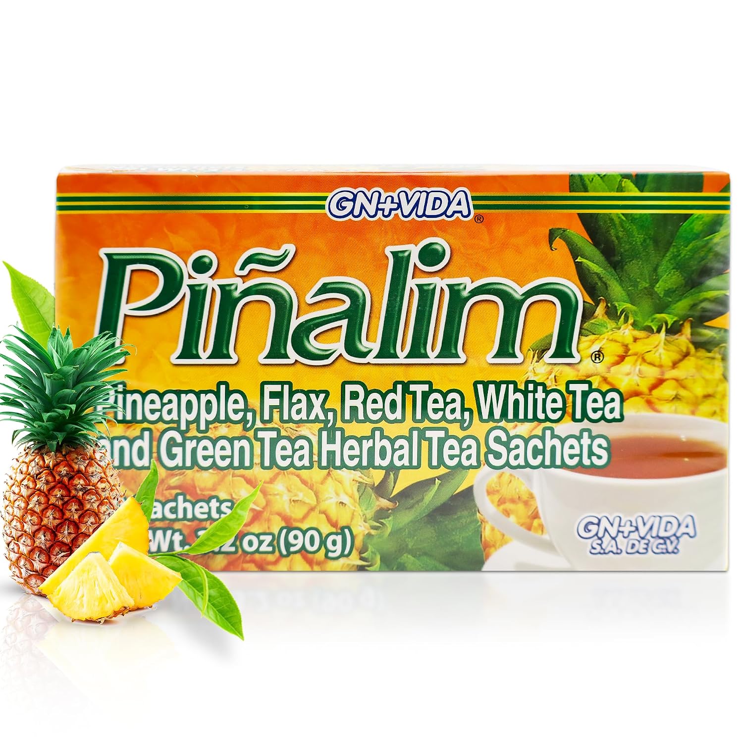 Pinalim Te De Pina Gn+vida USA Pinalim Pineapple Tea Extra Strength (1-Pack)