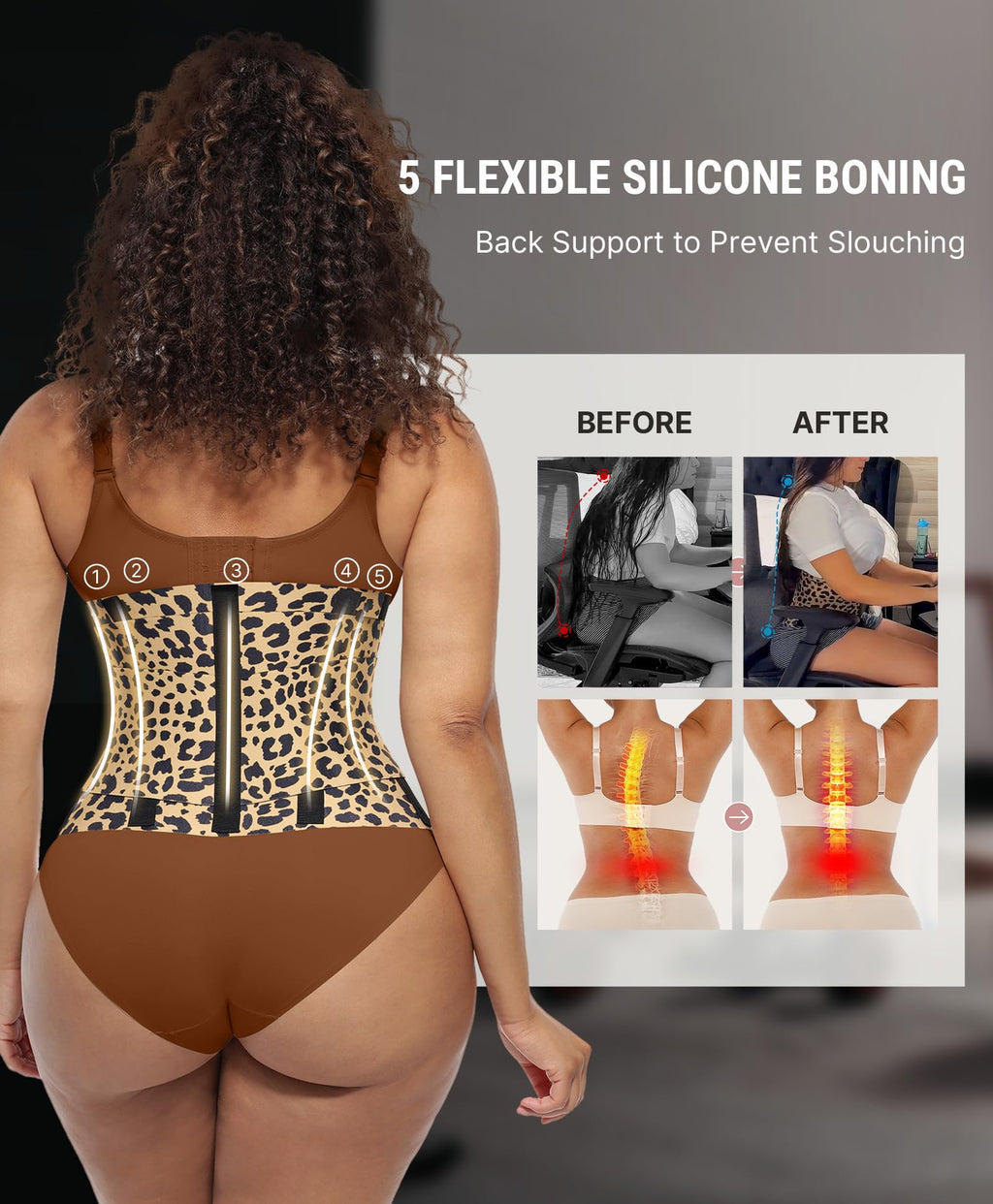 FeelinGirl Waist Trainer Belt Waist Cincher Trimmer Ab Belt Tummy Control Body Shaper with Triple Wrap Women and Men